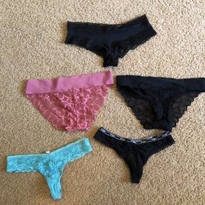 5 PINK undies